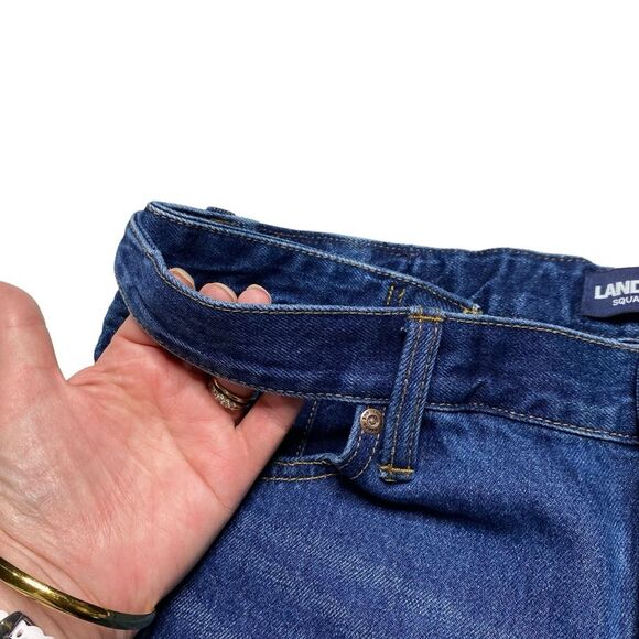 Land’s End Square Rigger Jeans Traditional Fit Blue Sz 33 - Picture 4 of 15